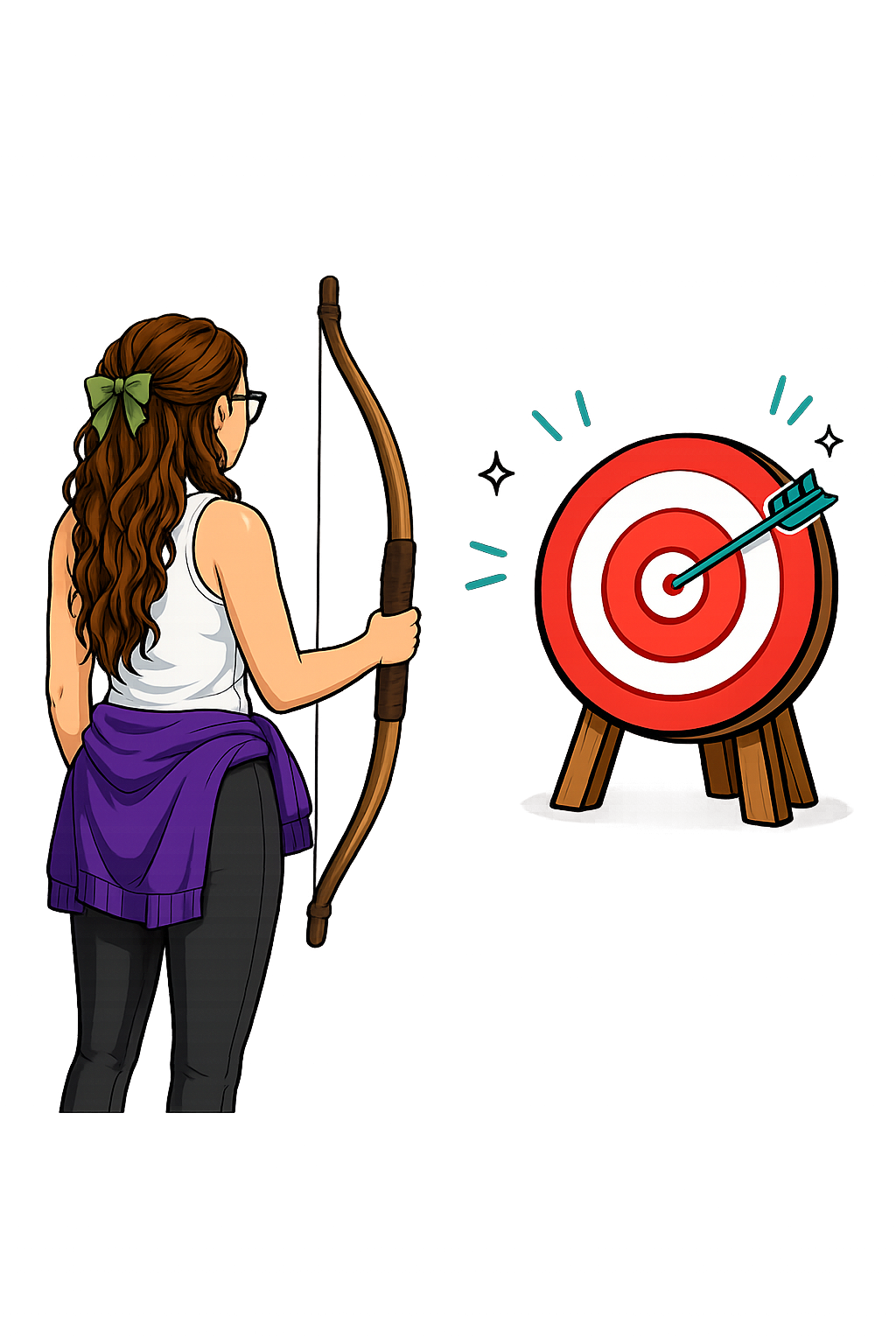 CPA exam target illustration